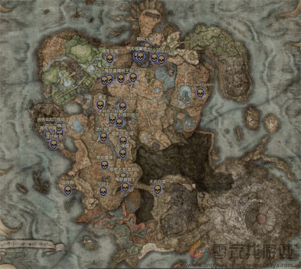 艾尔登法环黄金树幽影全地图BOSS汇总(图5) 艾尔登法环黄金树幽影全地图BOSS汇总(图5)