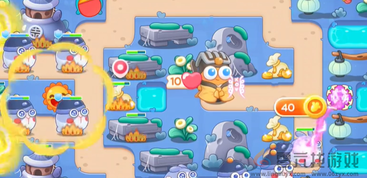 保卫萝卜4万圣奇妙夜第6关通关攻略(图2)